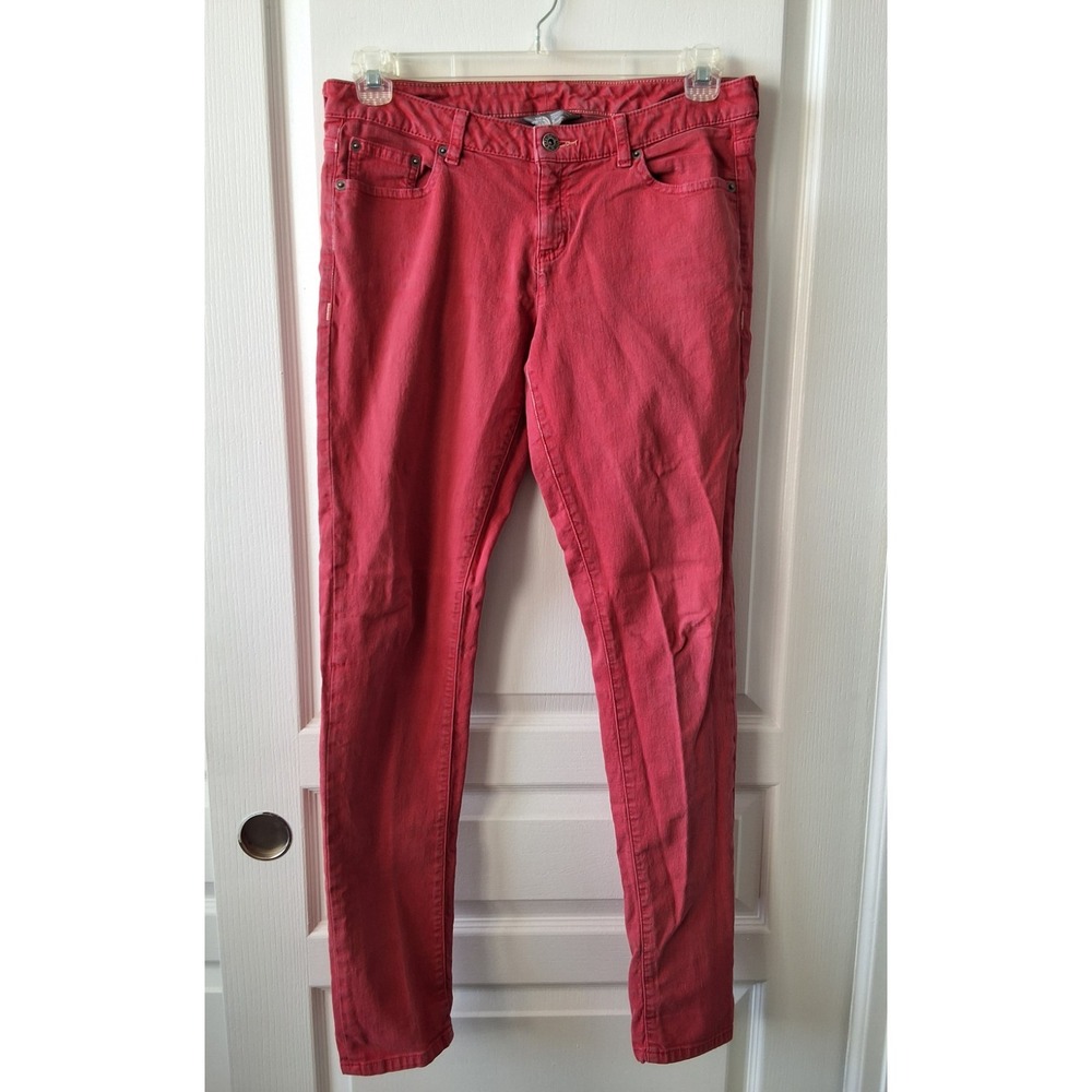 The North Face Jeans Womens Size 10‎ Red Low Rise Skinny Straight Leg